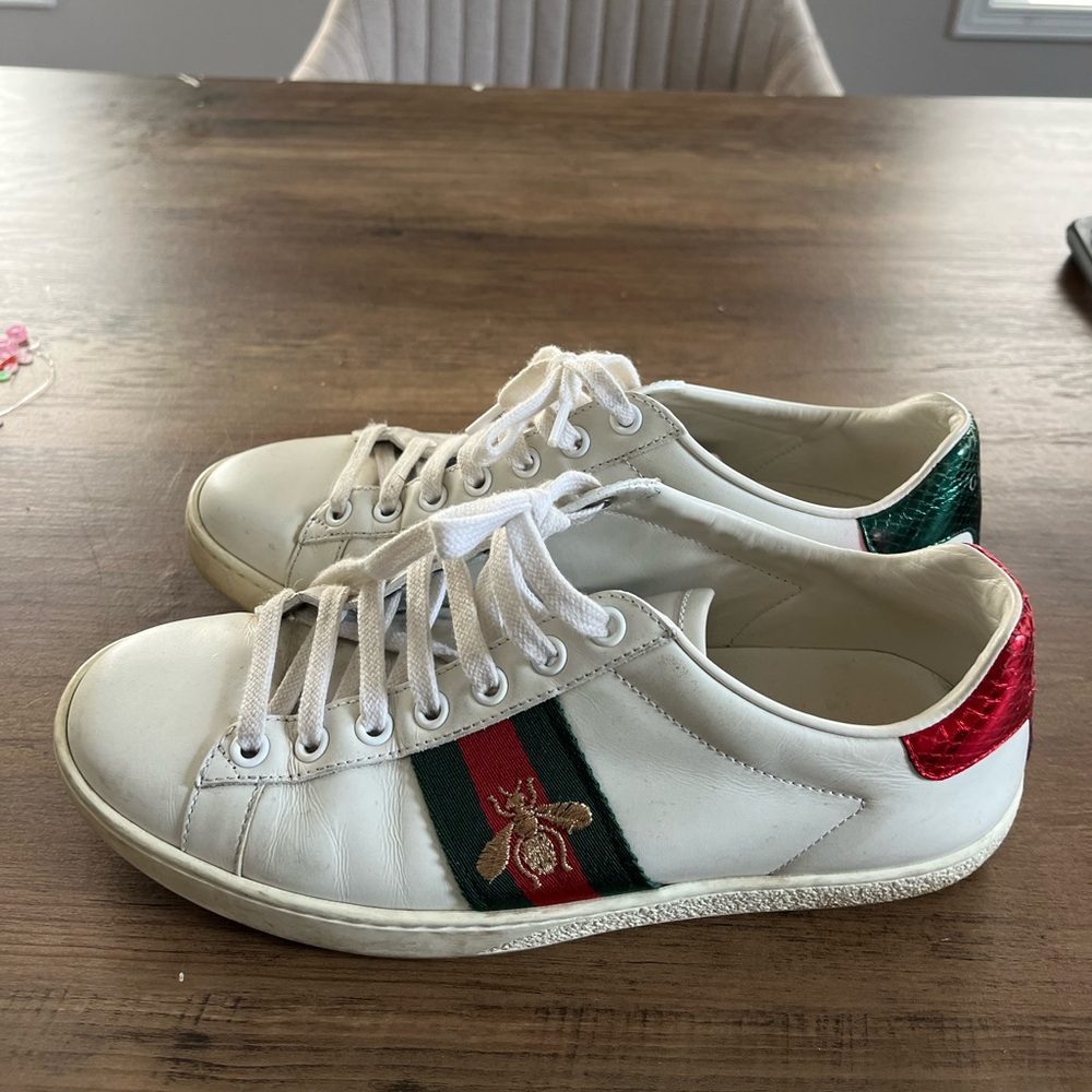 Gucci low top sneakers - gently used